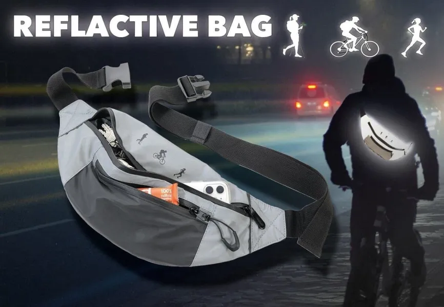 τσαντάκι μέσης troika reflactive bag - Troika