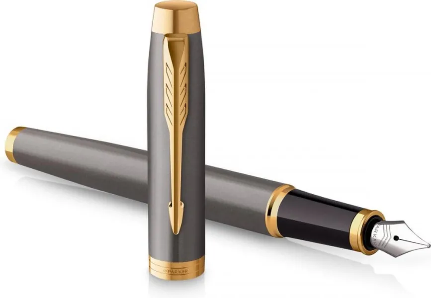 πένα parker i.m core grey gt με δώρο σημειωματάριο - Parker