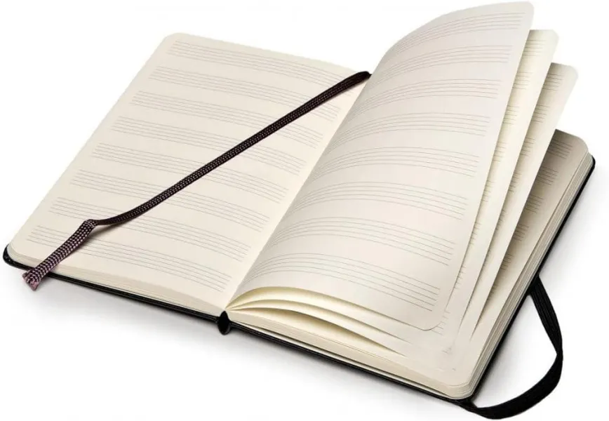 σημειωματάριο moleskine music notebook 9x14cm black - Moleskine