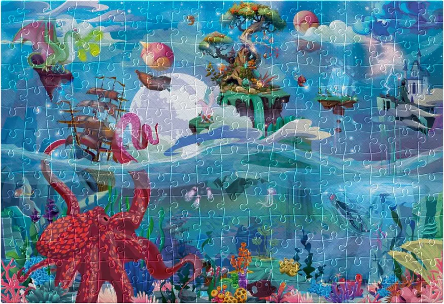 παζλ interdruk metallic fantasy 2 wonderland 500 κομμάτια 8+ - Interdruk
