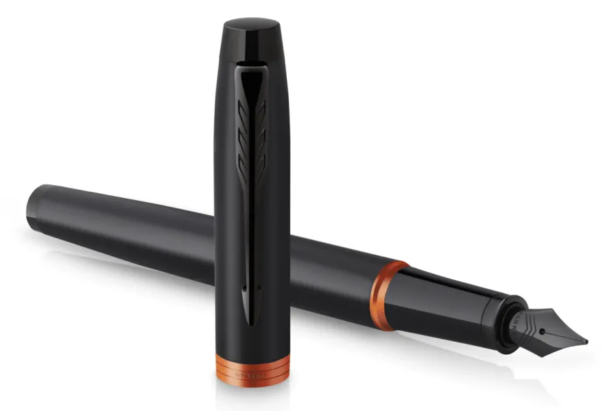 πένα parker im black orange vibrant ring - Parker