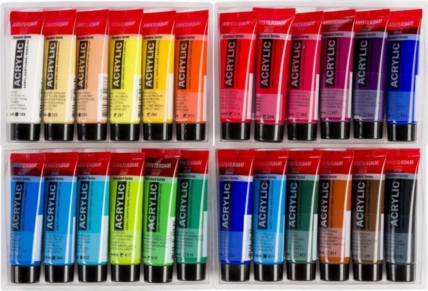 Ακρυλικά χρώματα talens amsterdam 20ml 24 τεμάχια - Talens