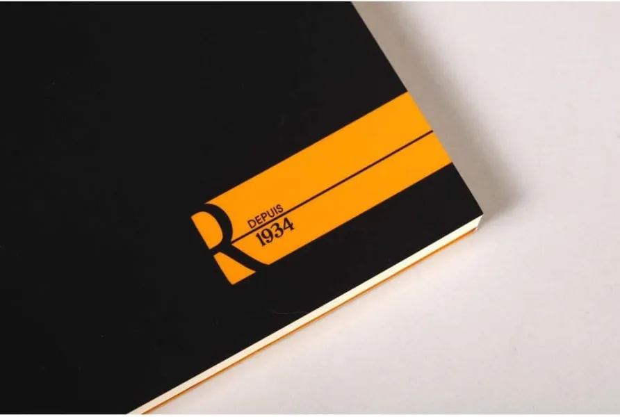 Μπλοκ rhodia a5 14.8x21cm ivory ριγέ 90gr 70 φύλλα - Rhodia