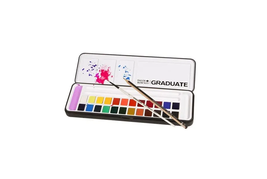 Ακουαρέλες daler graduate 24 τεμάχια - Daler rowney