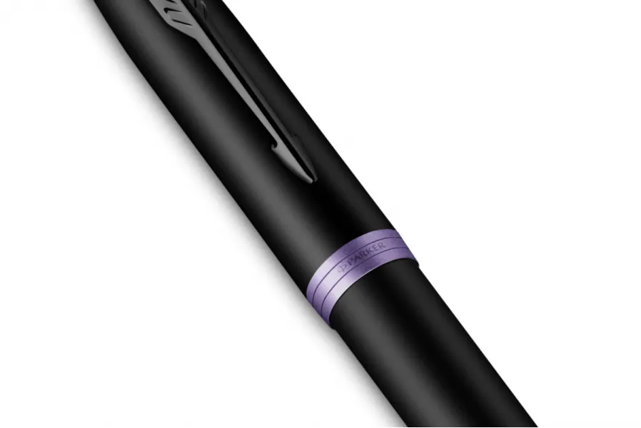 πένα parker i.m black purple ring bt με δώρο σημειωματάριο - Parker