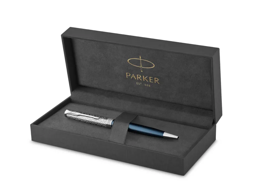στυλό parker sonnet premium metal blue ct ballpen - Parker
