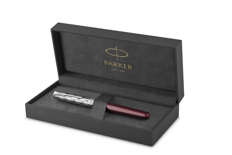 πένα parker sonnet premium metal red ct fpen 18k - Parker