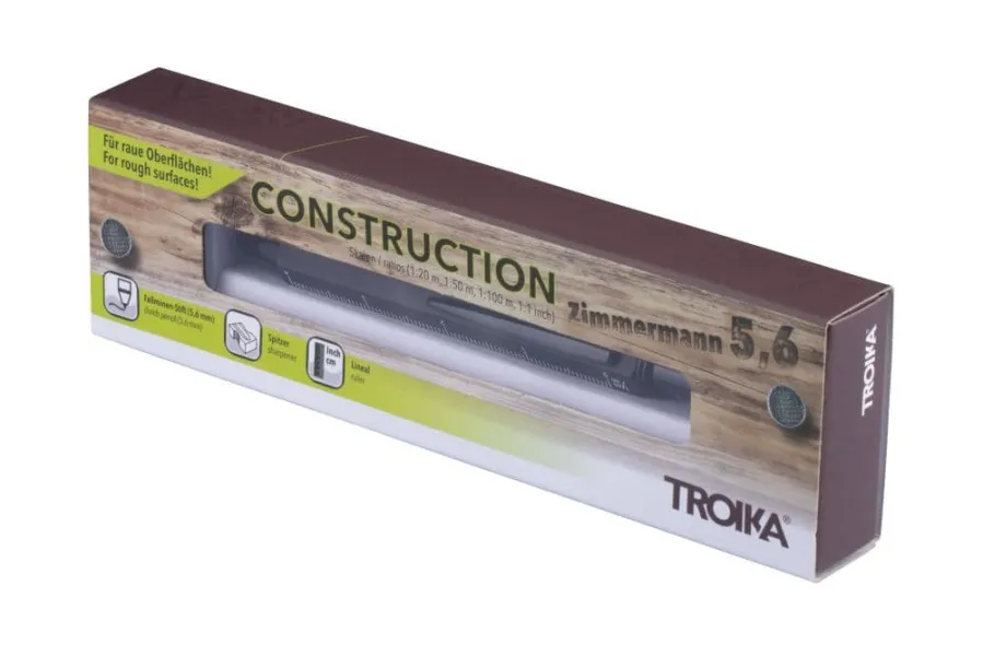 Μηχανικό μολύβι troika construction 5.6mm black pen56/bk - Troika