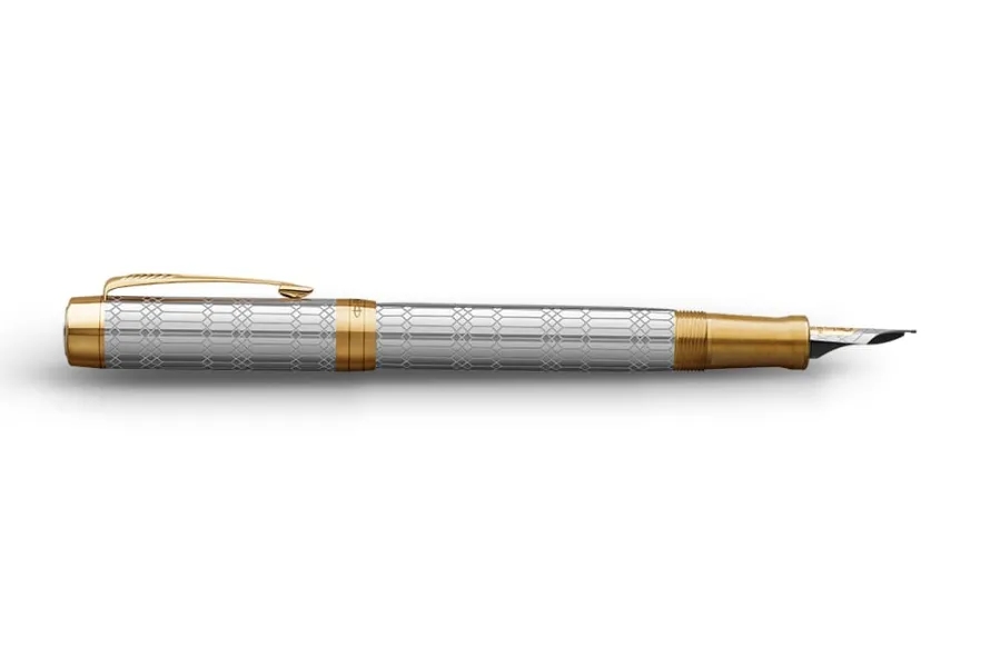 πένα parker duofold special edition jubilee silver gt fpen - Parker