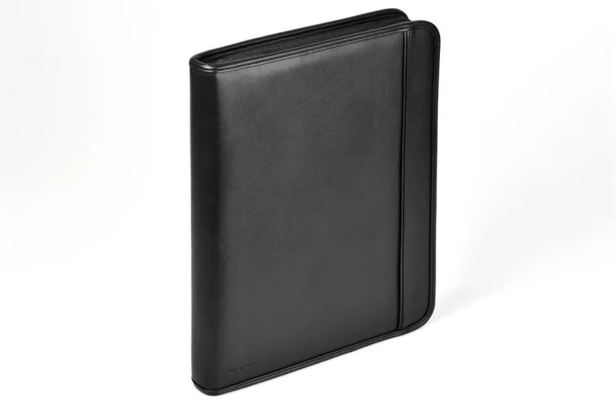 Ντοσιέ συνεδρίου monolith folio ringbinder 2795 με φερμουάρ & κρίκους μαύρο - Monolith
