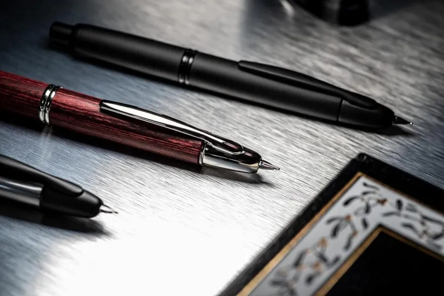 πένα pilot capless matt black rhodium 18k medium fc-1800rrr-bm μαύρη - Pilot