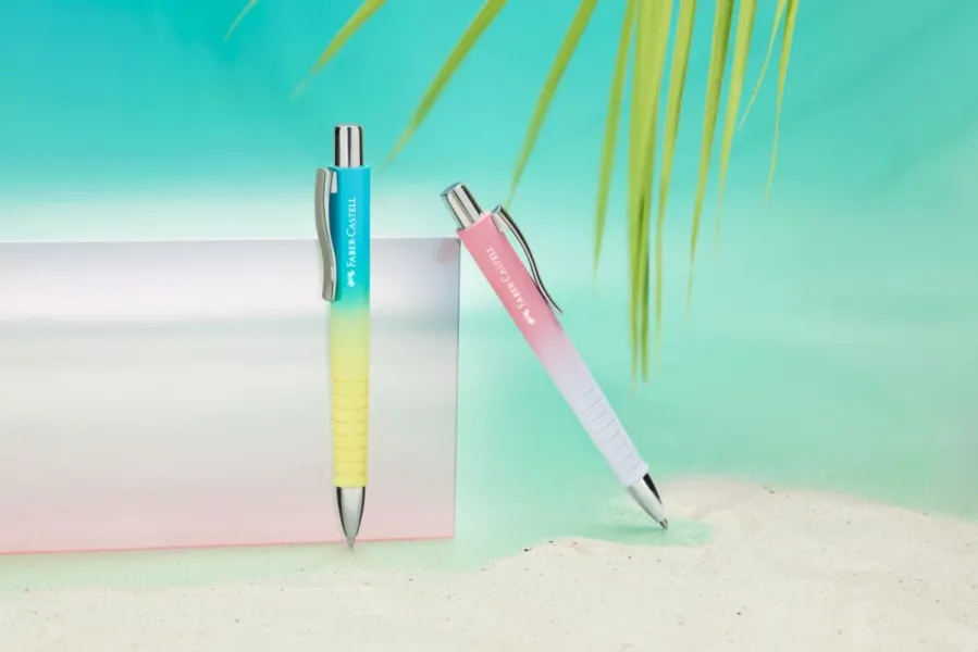 στυλό faber castell poly urban summer edition pink grey - Faber castell