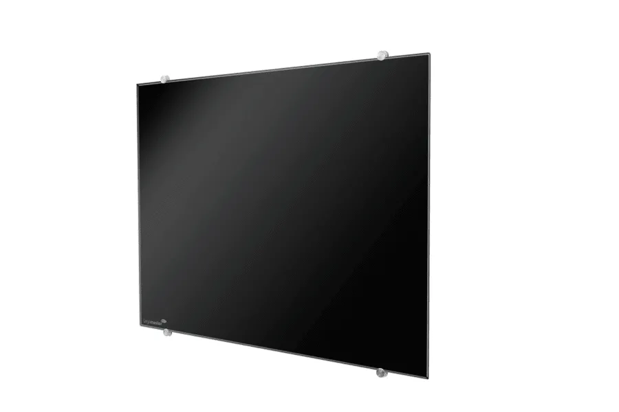 πίνακας μαρκαδόρου μαγνητικός legamaster glassboard 90x120cm black - Legamaster