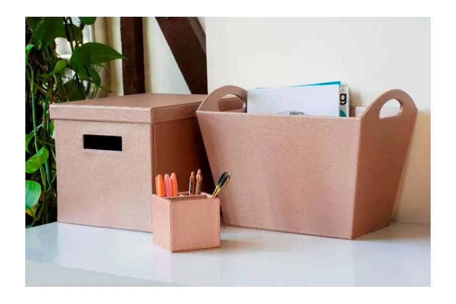 Καλάθι περιοδικών osco blush  27 x 40 x 26 cm - Osco