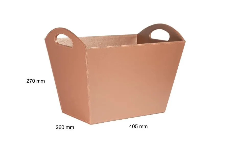 Καλάθι περιοδικών osco blush  27 x 40 x 26 cm - Osco