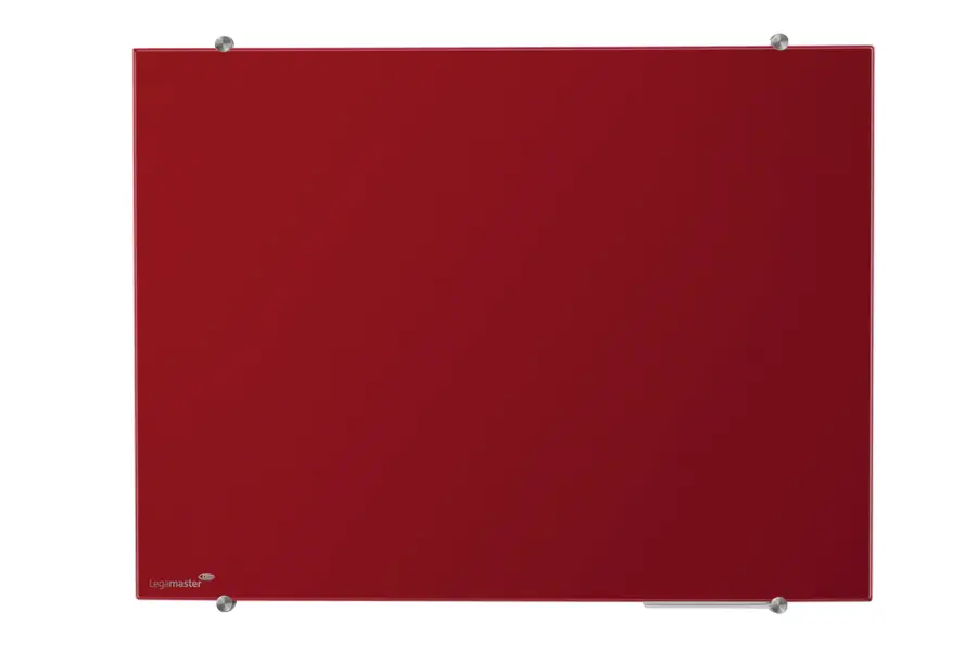 πίνακας μαρκαδόρου μαγνητικός legamaster glassboard κόκκινος 90x120cm le-104754 - Legamaster
