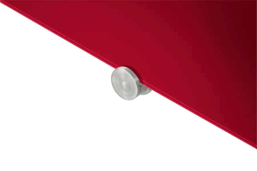 πίνακας μαρκαδόρου μαγνητικός legamaster glassboard κόκκινος 90x120cm le-104754 - Legamaster