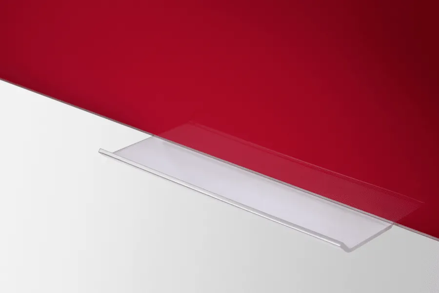 πίνακας μαρκαδόρου μαγνητικός legamaster glassboard κόκκινος 60x80cm le-104743 - Legamaster