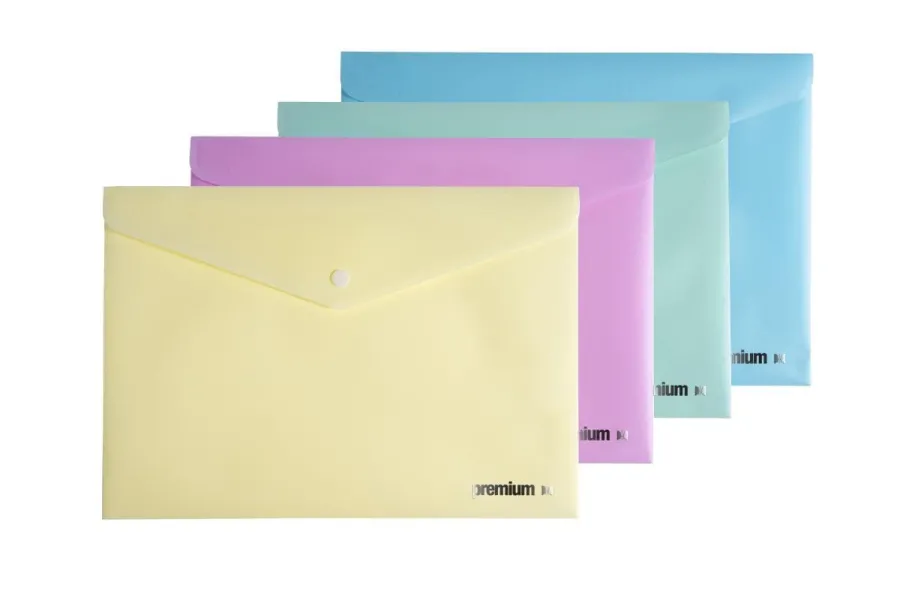 Ντοσιέ με κουμπί pp a&g α4 pastel blue - A&g