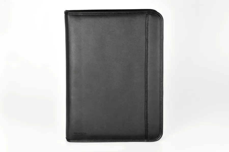 Ντοσιέ συνεδρίου monolith folio ringbinder 2795 με φερμουάρ & κρίκους μαύρο - Monolith