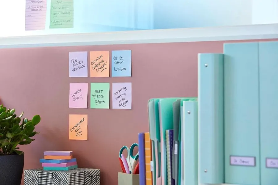 Αυτοκόλλητα χαρτάκια post-it 3m super sticky 76χ76mm rio colour collection - 3m
