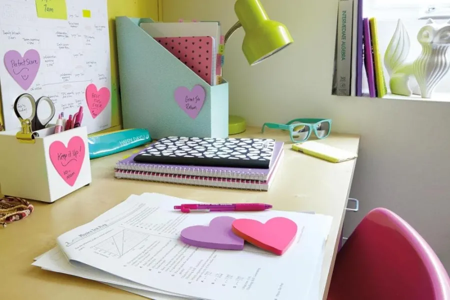 Αυτοκόλλητα χαρτάκια 3m post-it καρδιά 225 φύλλα - 3m