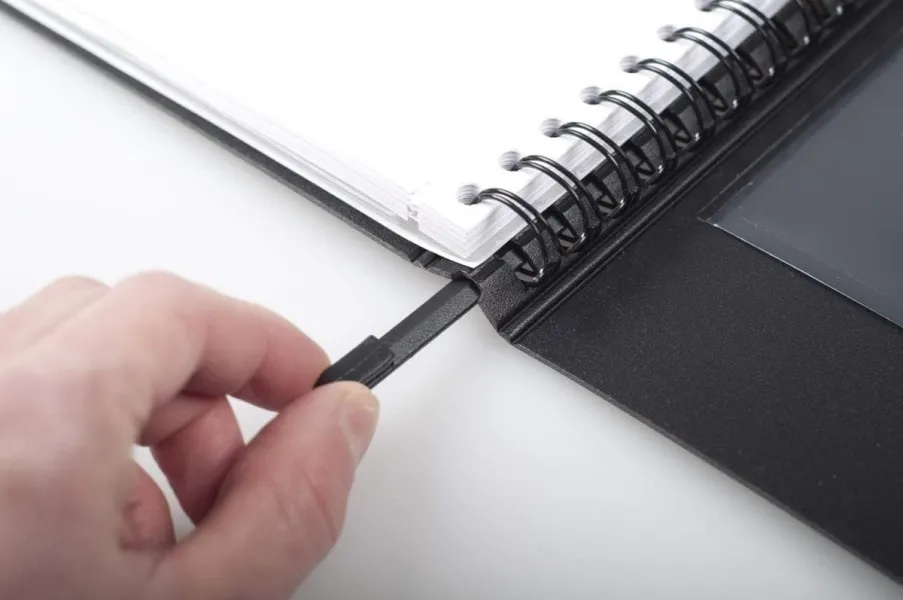 σημειωματάριο rhodia exabook wirebound μαύρο a5 80 φύλλα - Rhodia