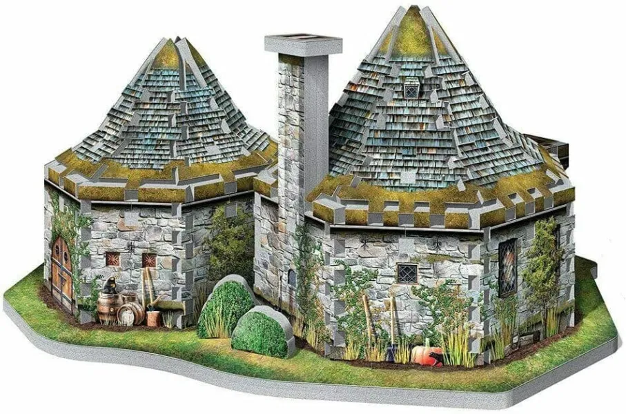 παζλ 3d wrebbit3d - hagrid’s hut - (harry potter) 270 κομμάτια 14+ - Wrebbit3d