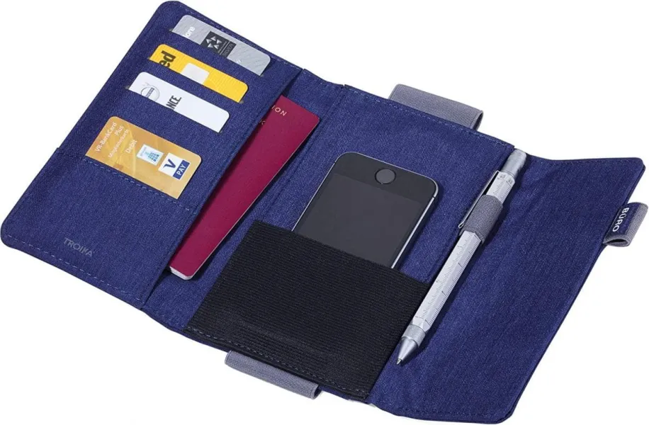 Θήκη εγγράφων data safe troika μπλε - Troika