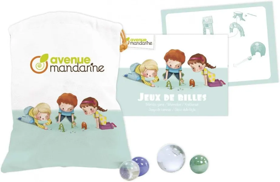 παιχνίδι με μπίλιες marbles game mandarine - Mandarine