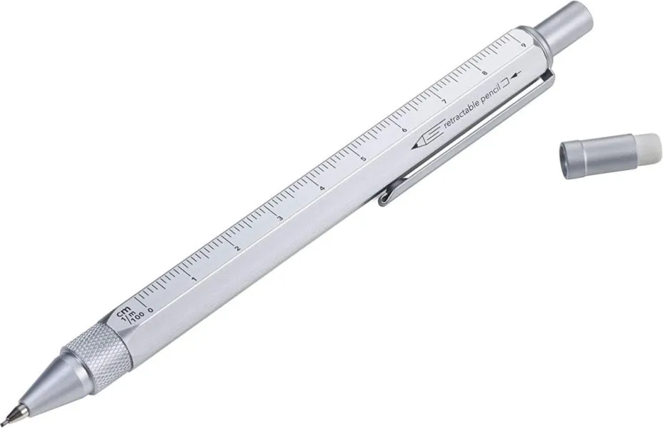 Μηχανικό μολύβι troika construction 0.7mm silver pip31/si - Troika