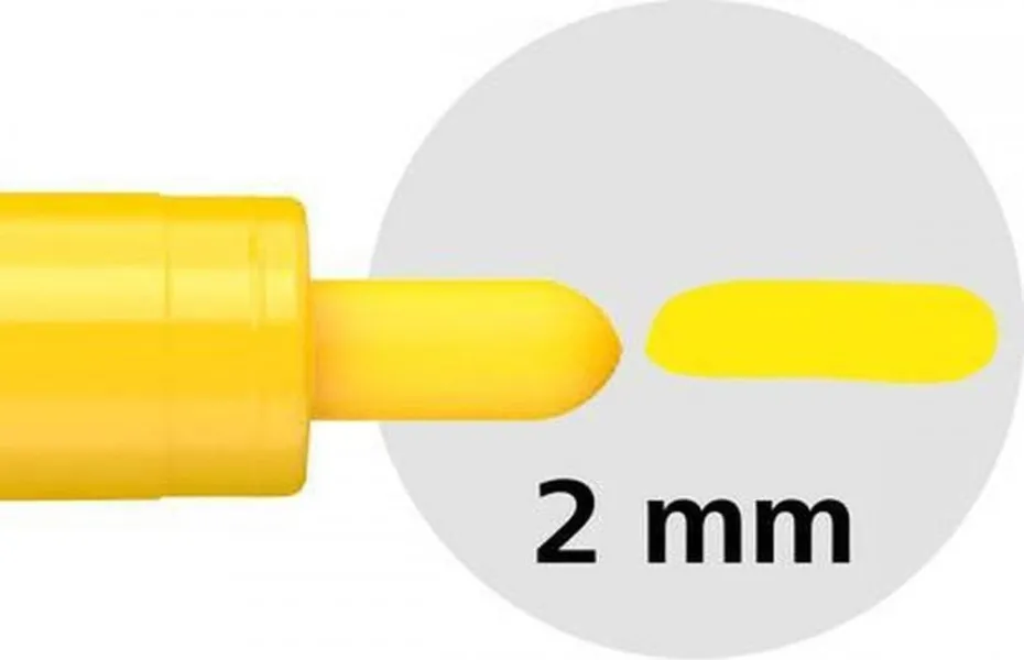 Μαρκαδόρος schneider acrylic marker 310 paint it 2mm κίτρινο - Schneider