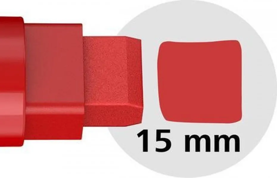 Μαρκαδόρος schneider acrylic marker 330 paint it 15mm κόκκινο - Schneider