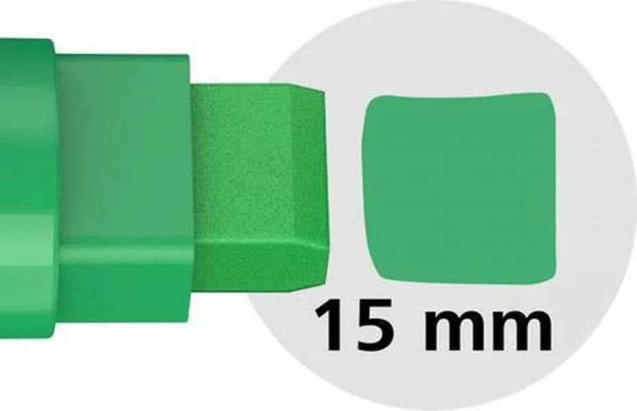 Μαρκαδόρος schneider acrylic marker 330 paint it 15mm πράσινο - Schneider