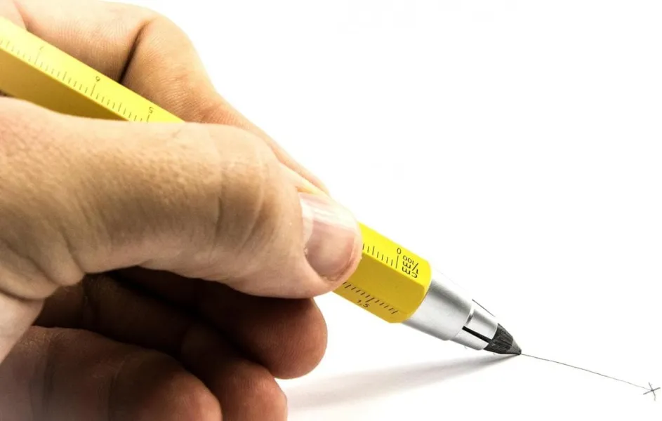 Μηχανικό μολύβι troika construction 5.6mm yellow pen56/ye - Troika