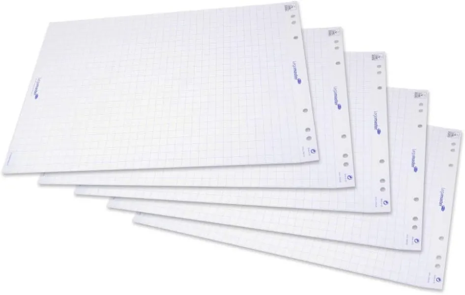 Μπλοκ flipchart legamaster καρρέ 98x65cm 20φ. - συσκευασία 5 τεμάχίων - Legamaster