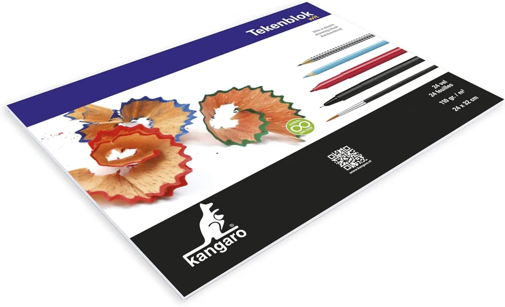 Μπλοκ σχεδίου kangaro 24x32cm 110gr 24 φύλλα - Kangaro